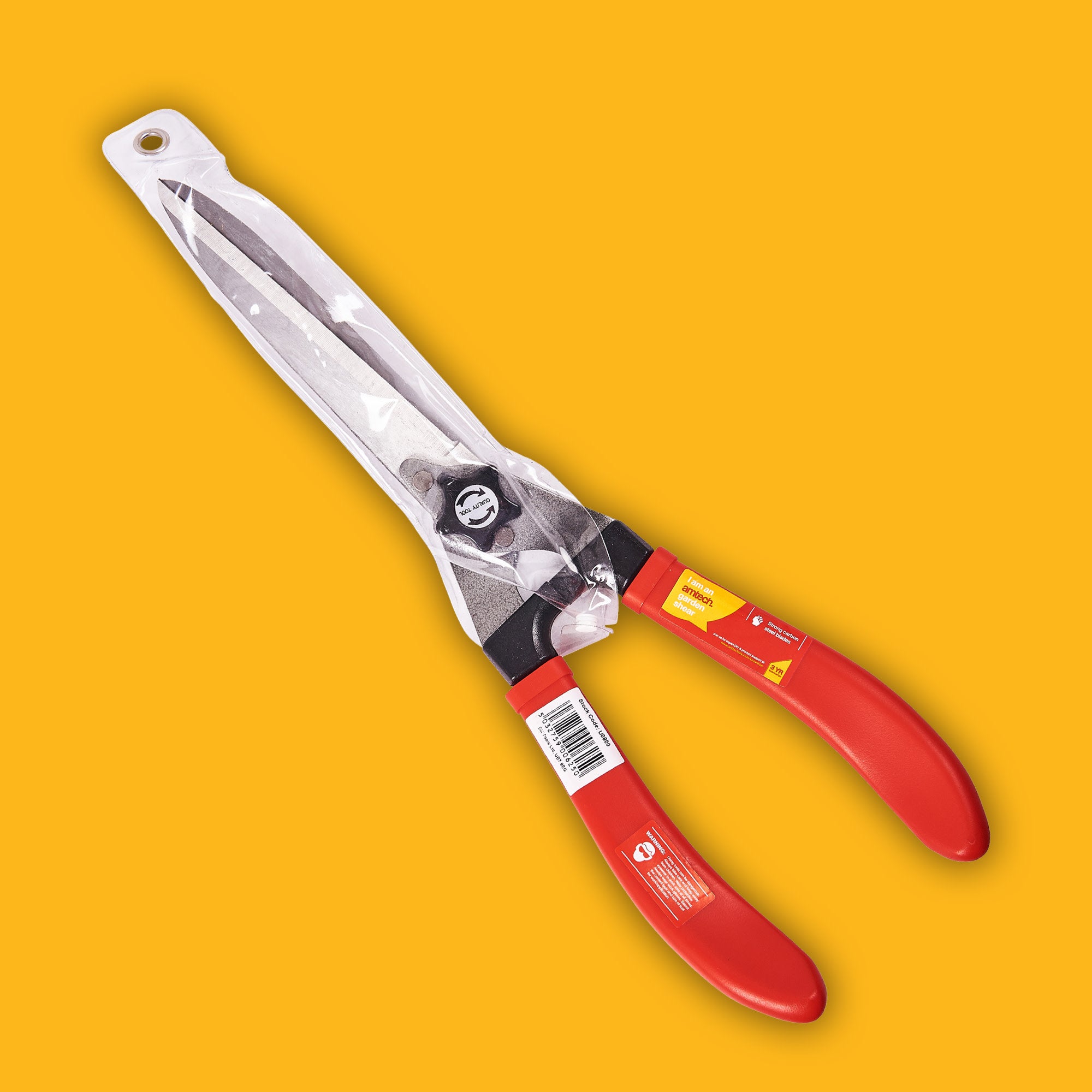 Garden Shears With Plastic Handles - Fallback Image