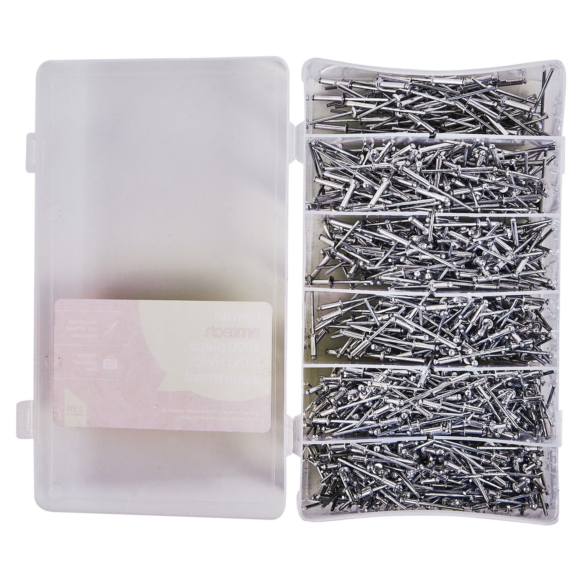 1000 Piece Blind Rivet Assortment - Fallback Image