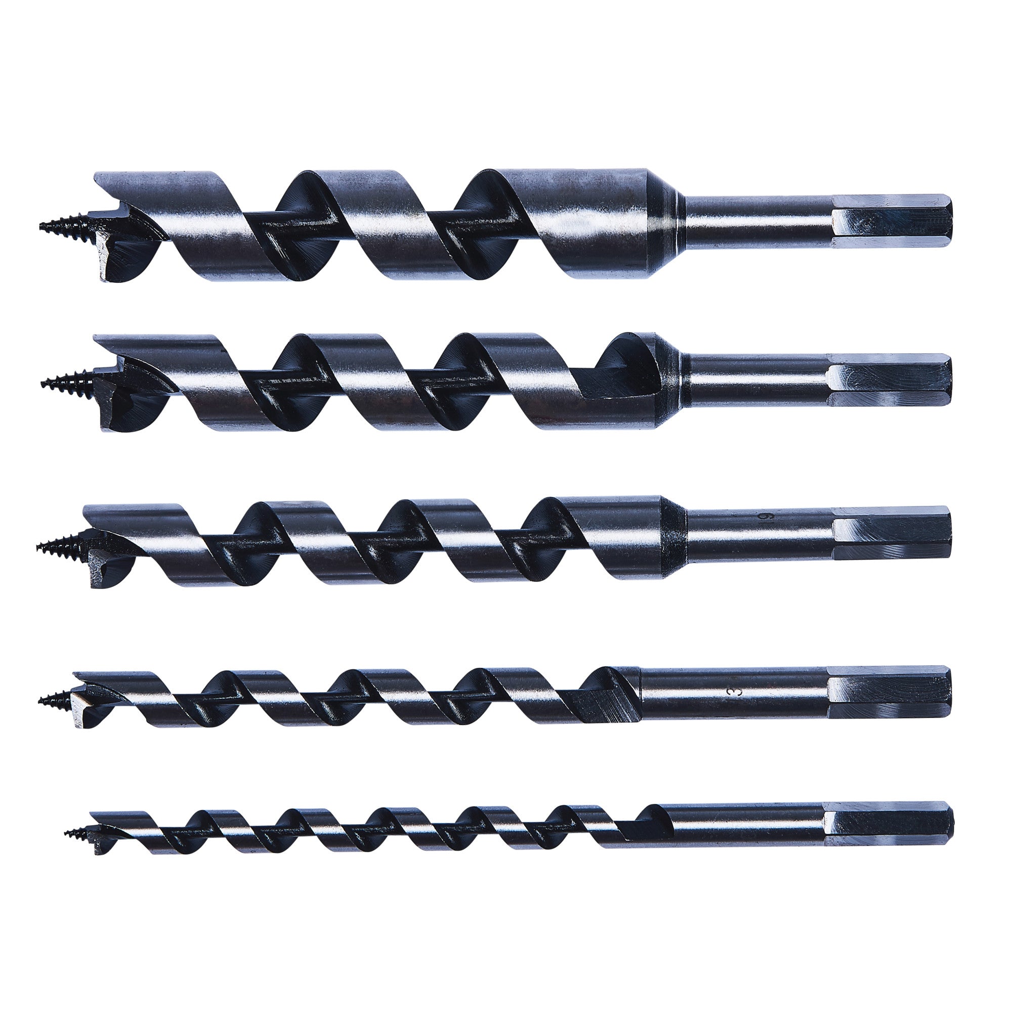 5 Piece Auger Drill Bit Set (200mm Length) - Fallback Image