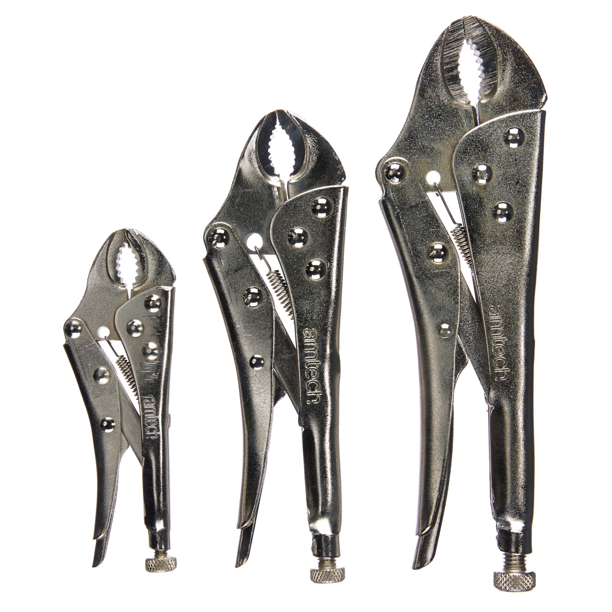 3 Piece Locking Grip Plier Set - Fallback Image