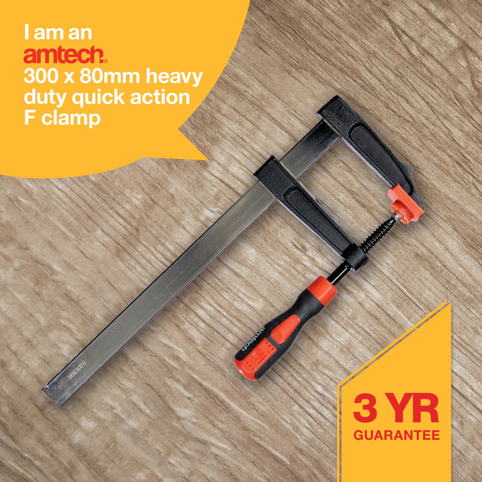 300mm Heavy Duty Quick Action F Clamp - Fallback Image