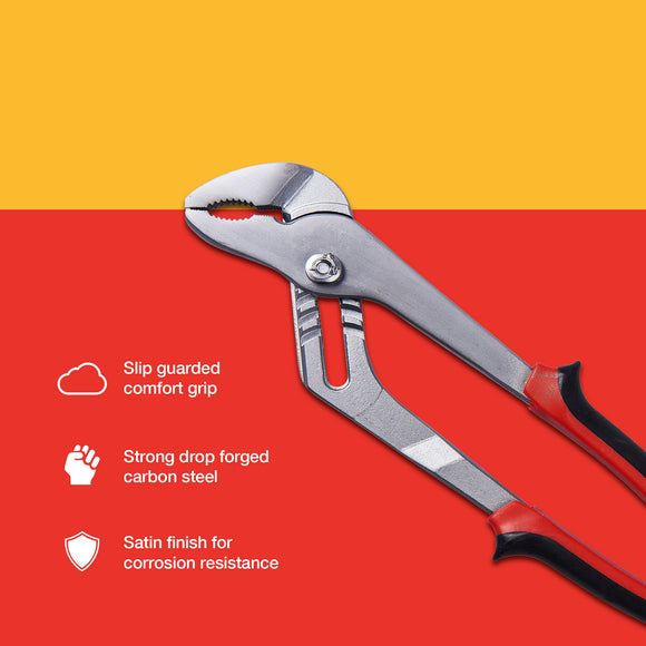 250mm (12") WATERPUMP PLIERS - COMFORT GRIP