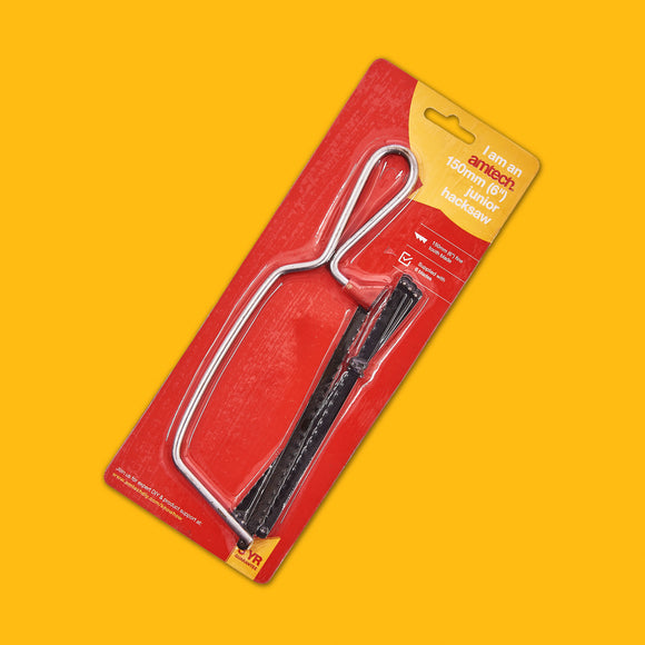 6" JUNIOR HACKSAW - WITH 6 BLADES (32 TPI)