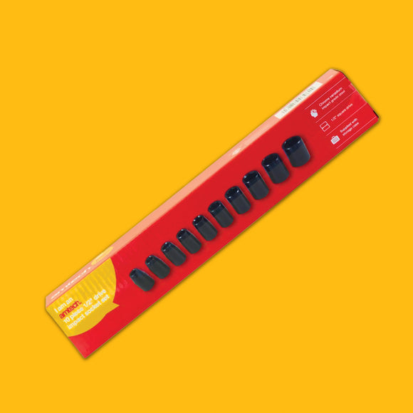 10pc 1/2" IMPACT SOCKET SET