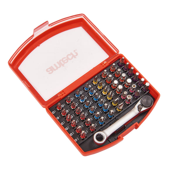 49pc COLOUR CODED BIT SET