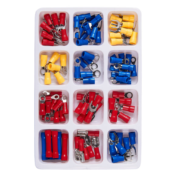 100pc ASSORTED INSULATED TERMINALS
