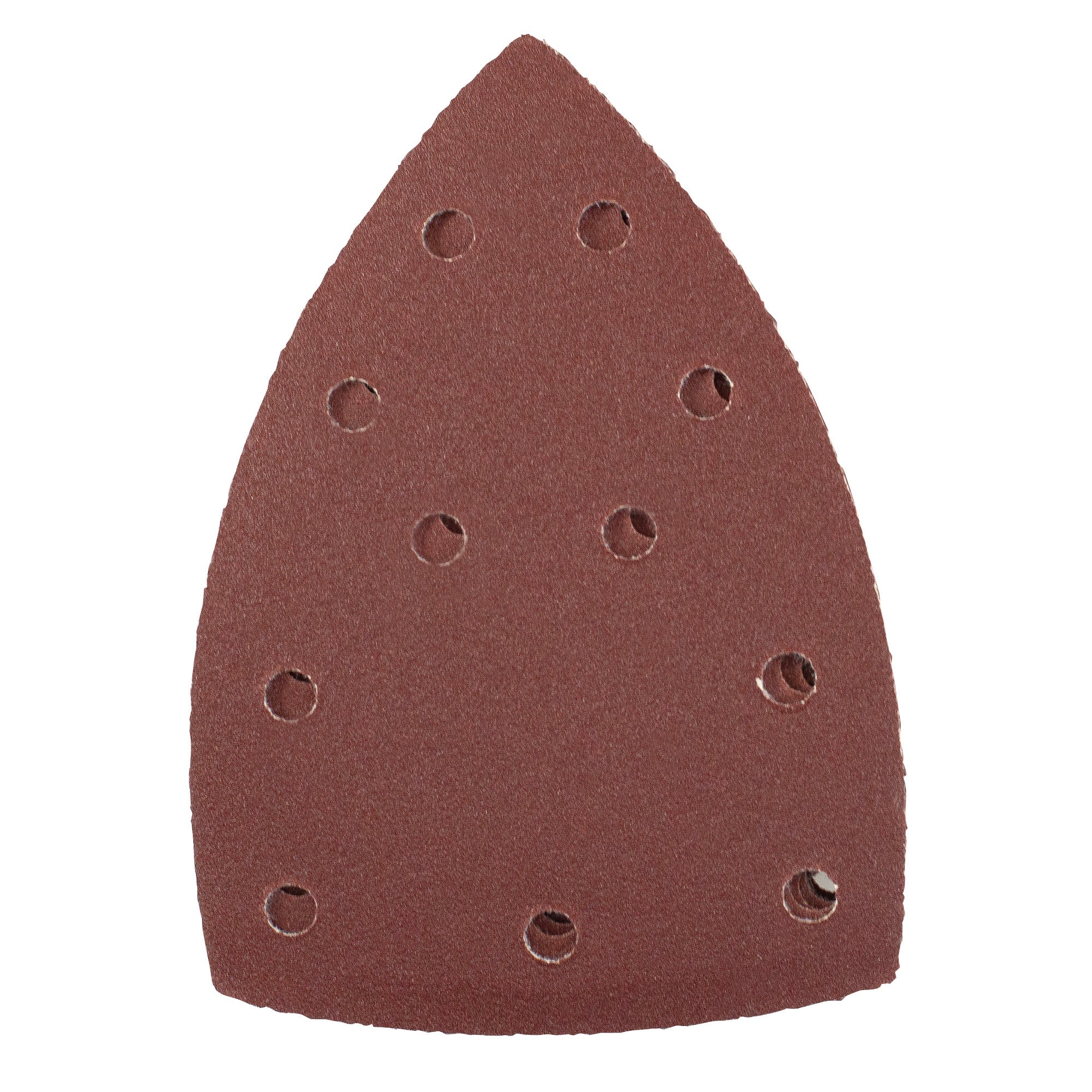 Pack Of 10 P120 Grit Hook And Loop Delta Sanding Sheets - Fallback Image