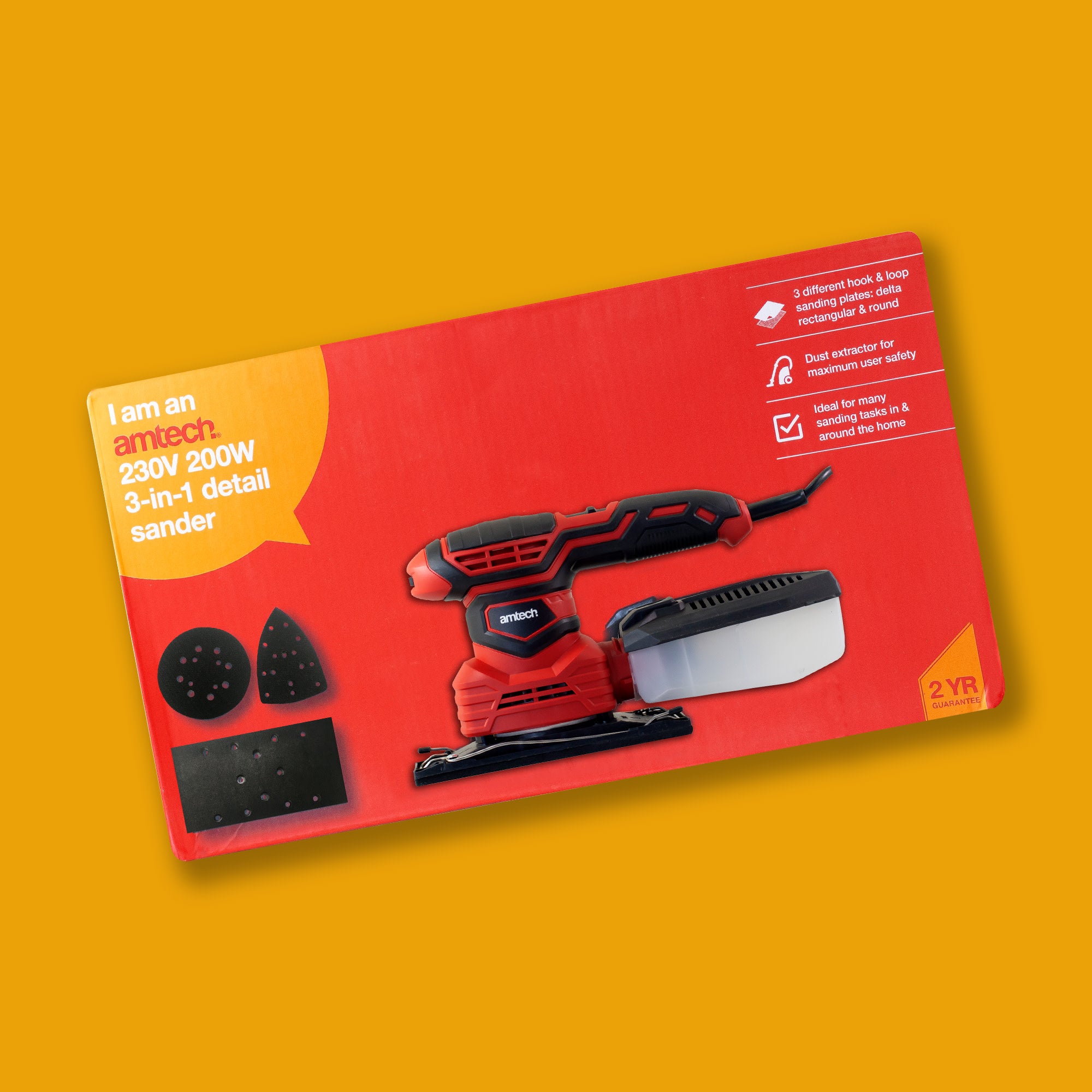 230V 200W 3-In-1 Detail Sander - Fallback Image