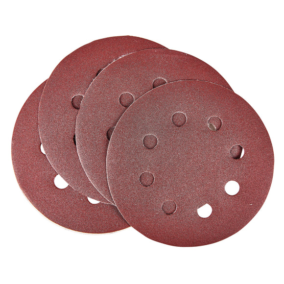 10pc CIRCULAR SANDING SHEET SET (P240 GRIT) (DIA 115MM)