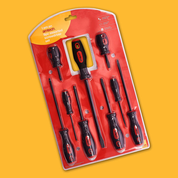 9pc SCREWDRIVER SET