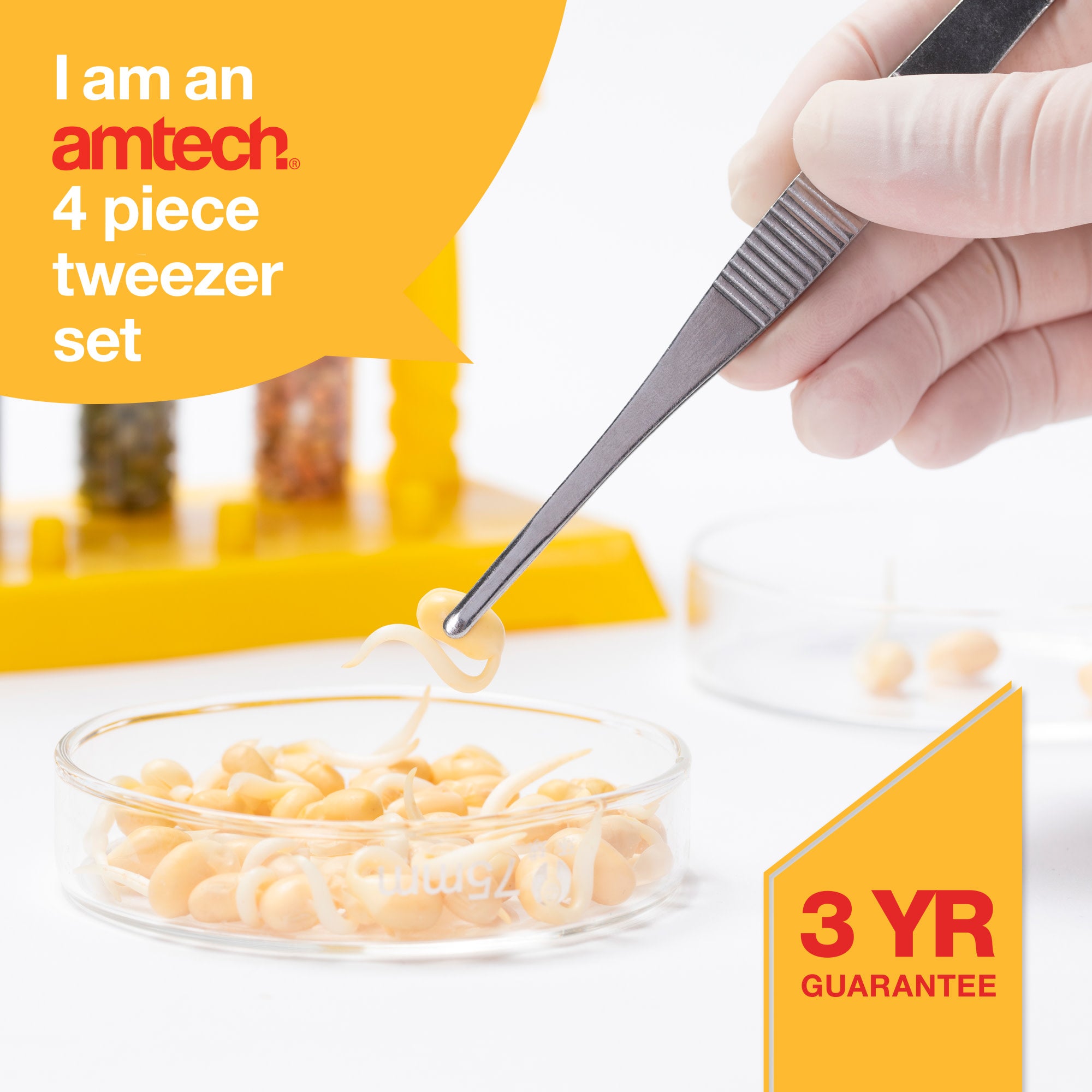 4 Piece Tweezer Set - Fallback Image