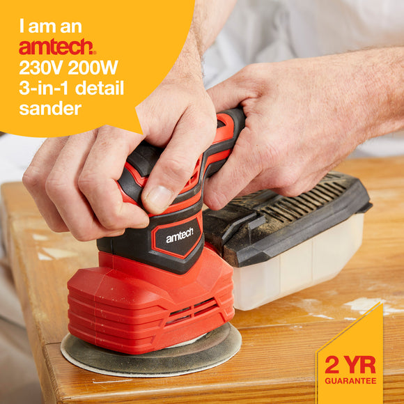 200W 3-IN-1 DETAIL SANDER