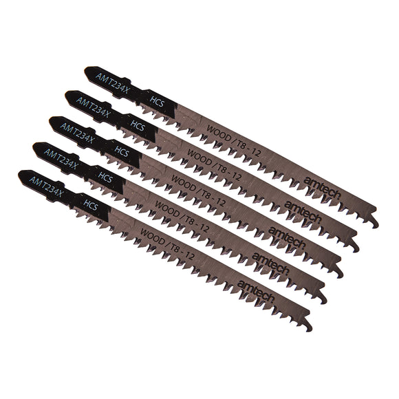 5pc WOOD JIGSAW BLADE SET (AMT234 X)