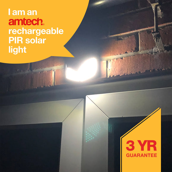 270 DEGREE RECHARGEABLE PIR SOLAR LIGHT