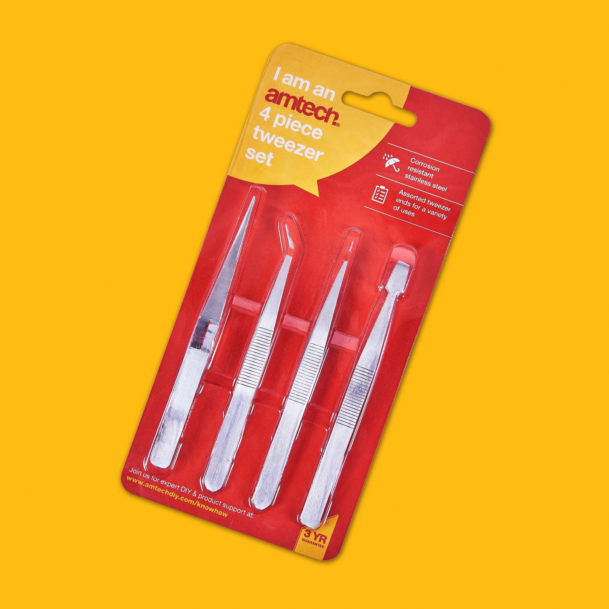 4 Piece Tweezer Set - Fallback Image