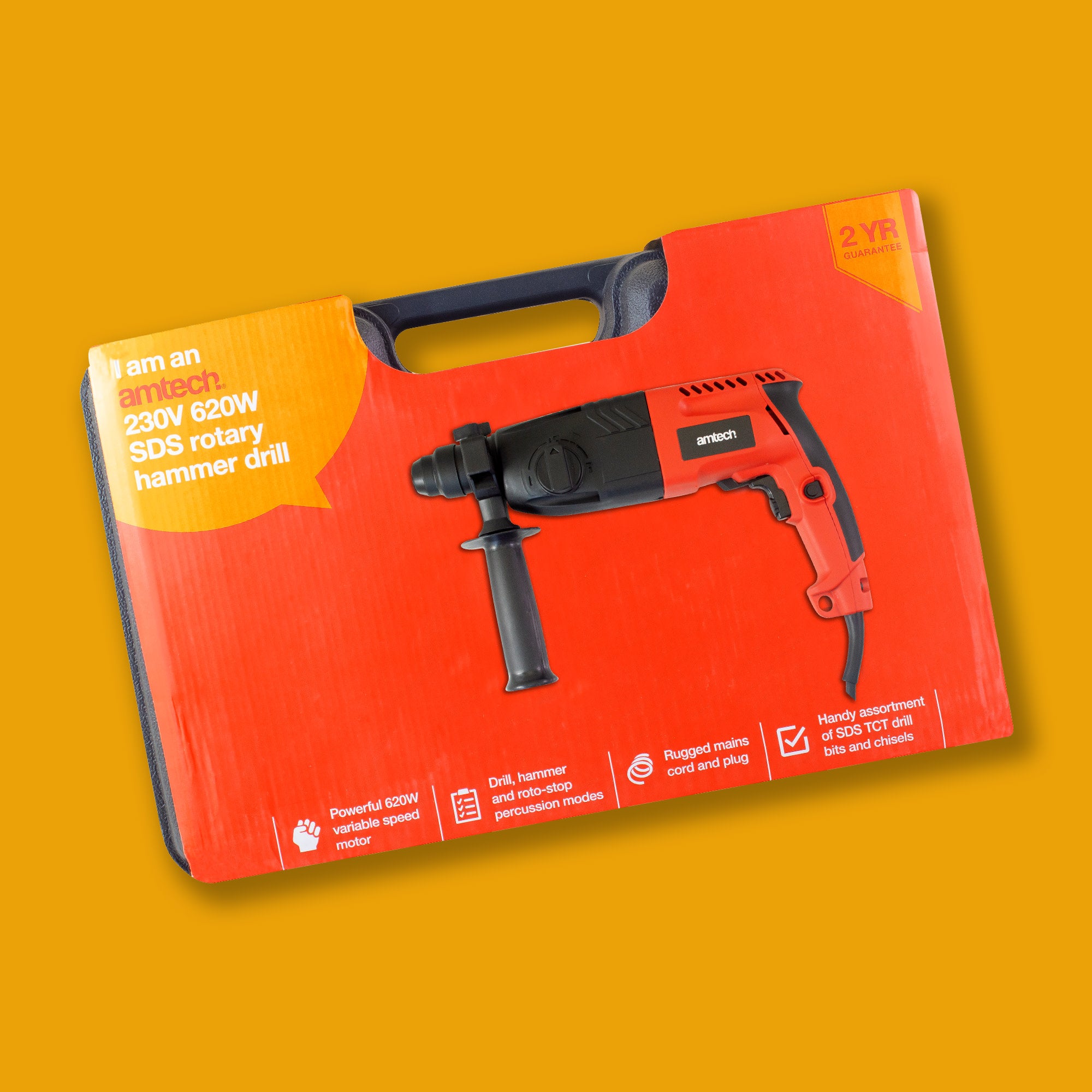 620W 230V Sds Rotary Hammer Drill - Fallback Image