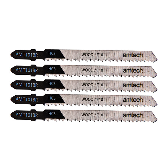 5pc REVERSE CUT WOOD JIGSAW BLADE SET (AMT101BR)