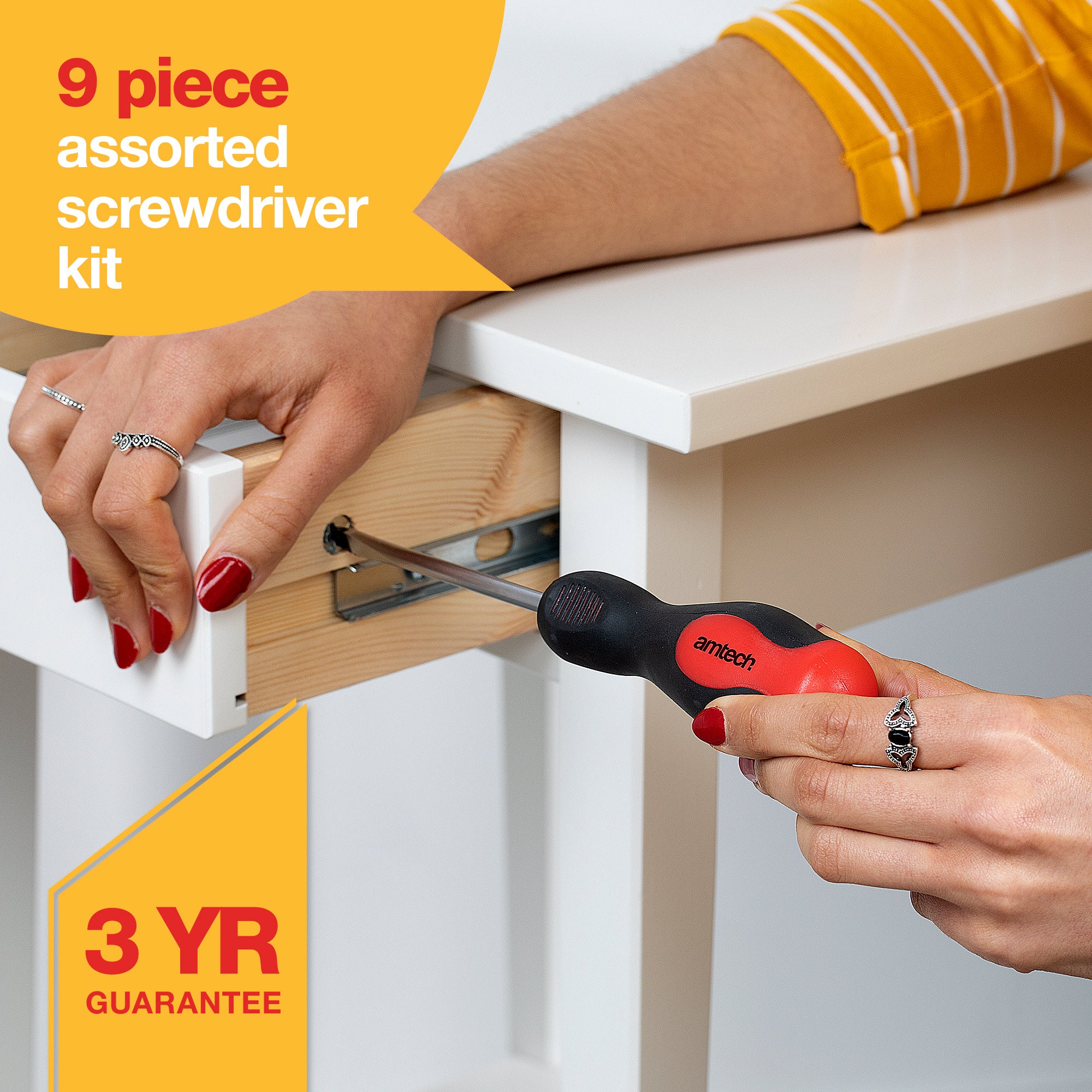 9 Piece Screwdriver Set - Fallback Image