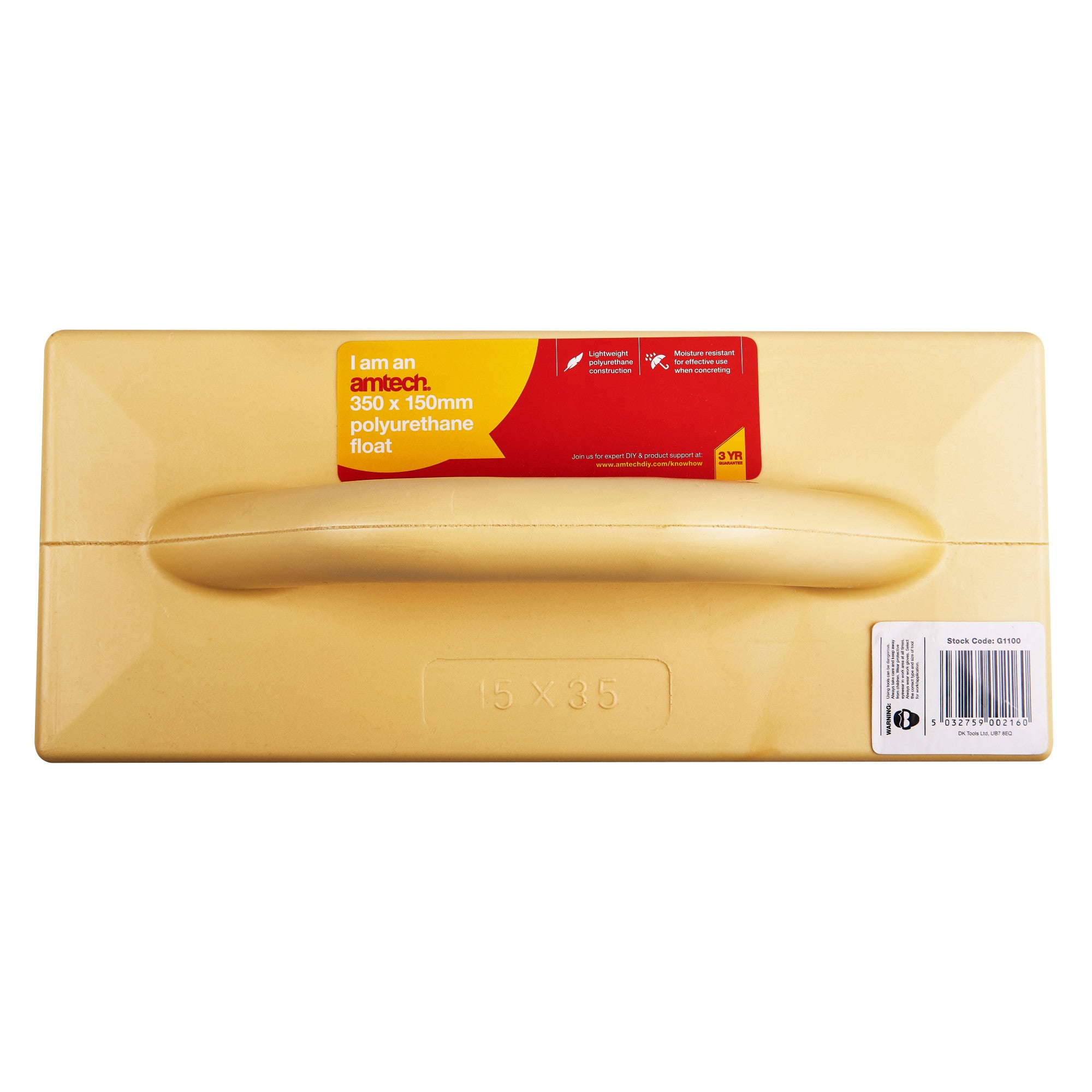 350mm X 150mm Polyurethane Float - Fallback Image