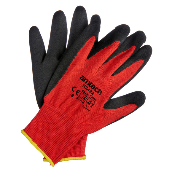 NITRILE PERFORMANCE WORK GLOVES MEDIUM (SIZE: 8)