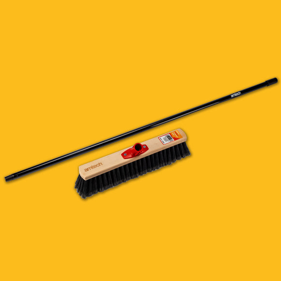 400mm (16") SOFT BRISTLE BROOM SET