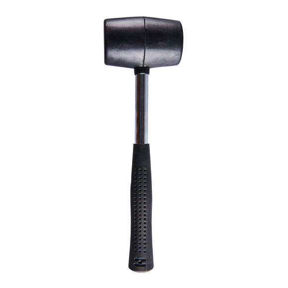 16oz (450g) RUBBER MALLET - STEEL SHAFT
