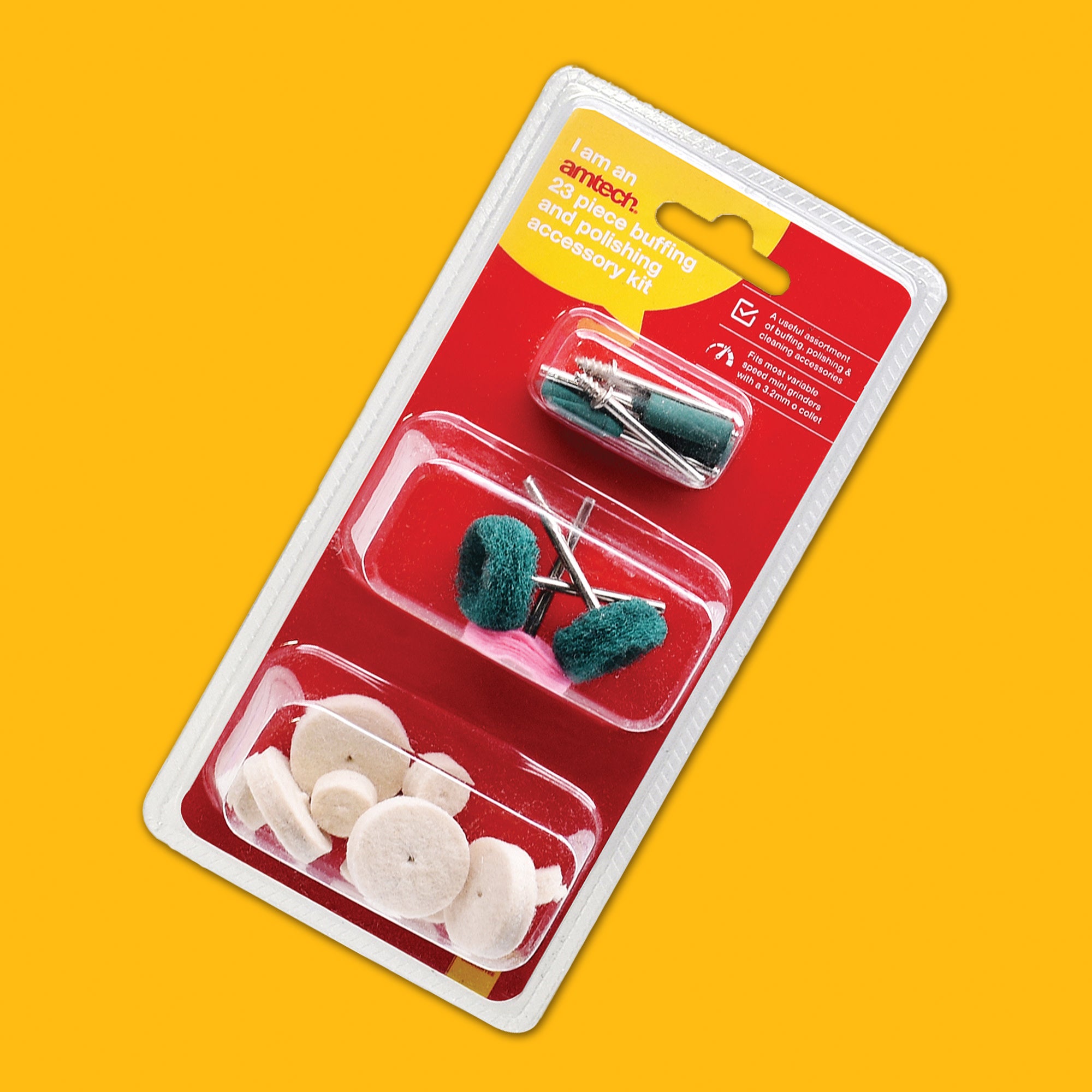 23 Piece Buffing And Polishing Accessory Kit - Fallback Image