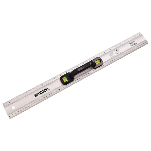24" RULE WITH SPIRIT LEVEL