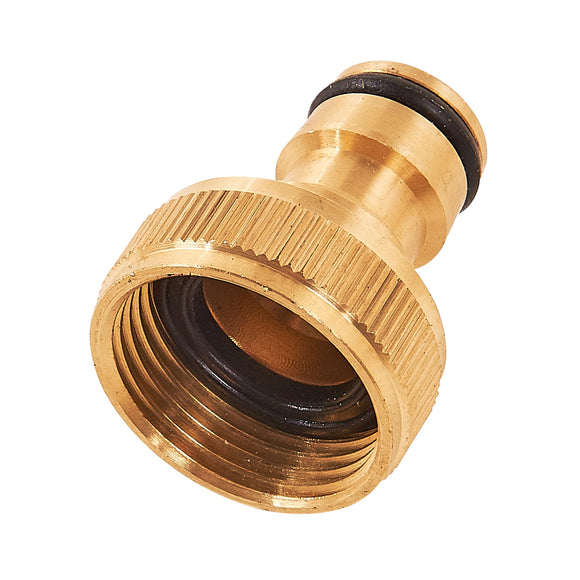 3/4" BRASS HOSE CONNECTOR - MALE