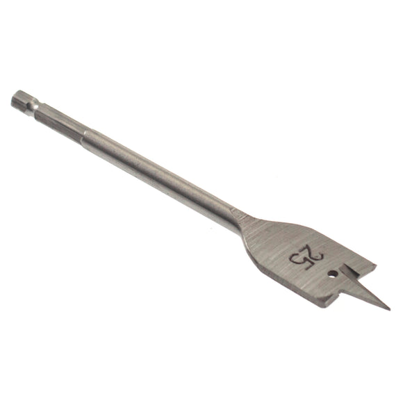 25MM X 152MM  QUICK CHANGE FLAT WOOD BIT