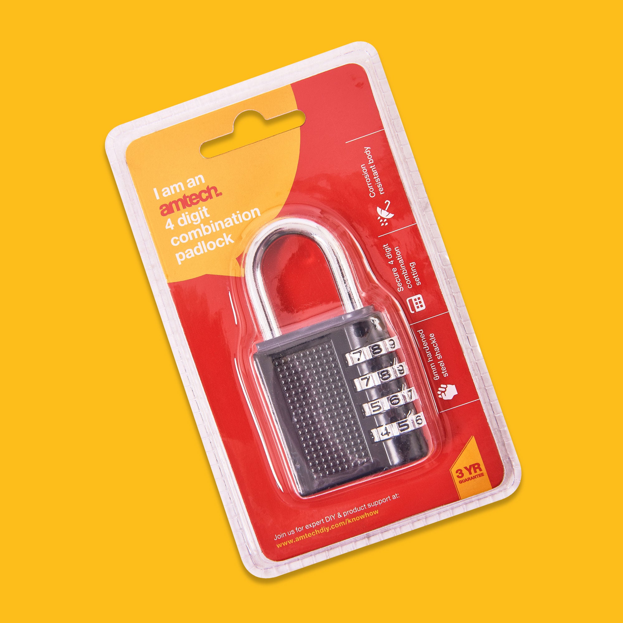 4 Digit Combination Padlock - Fallback Image