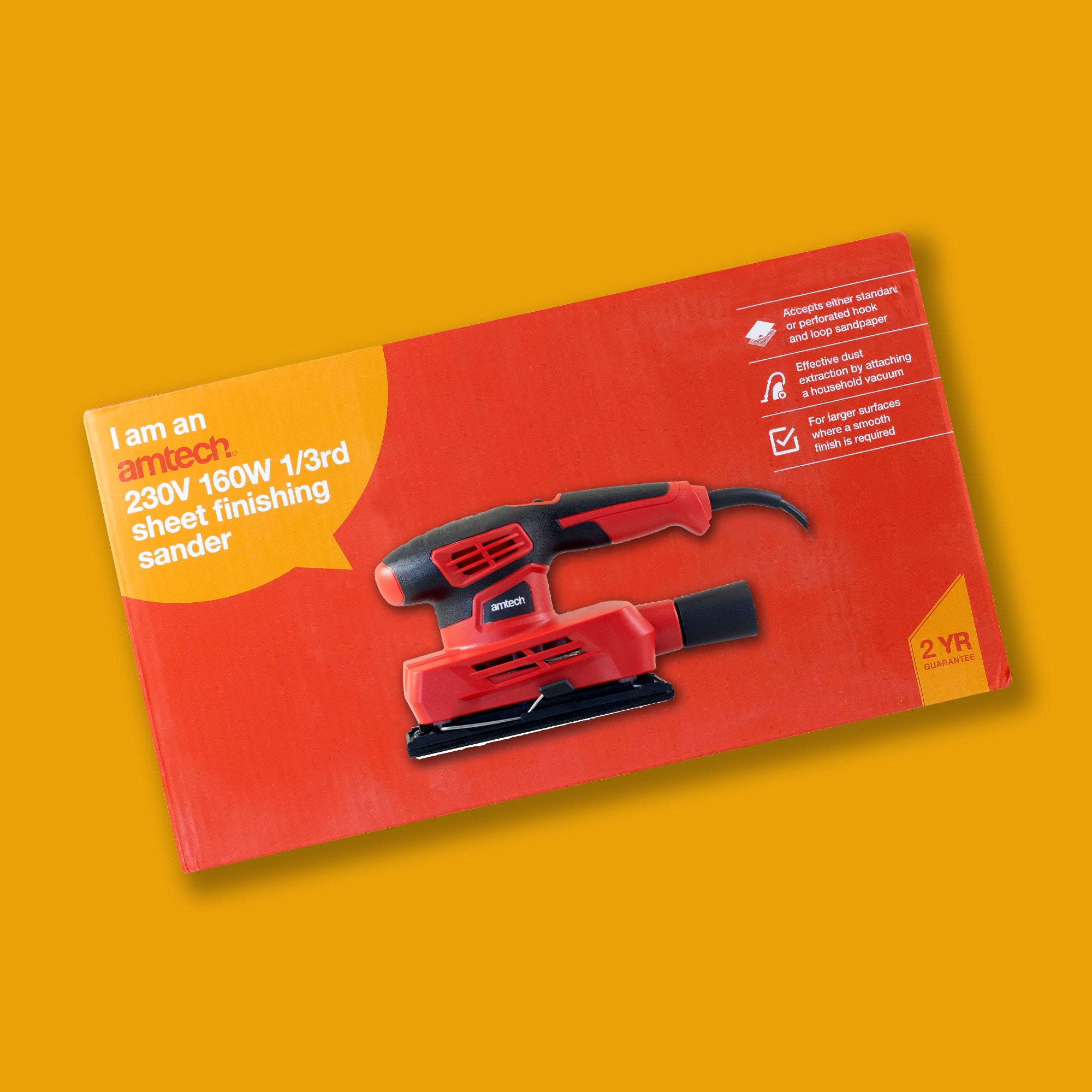 230V 160W 1/3 Sheet Finish Sander - Fallback Image