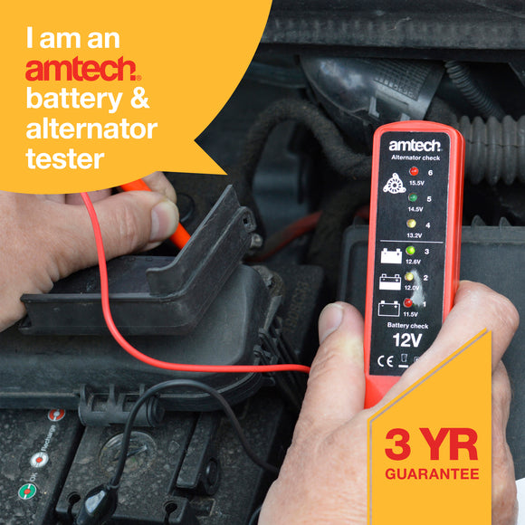 12v BATTERY & ALTERNATOR TESTER