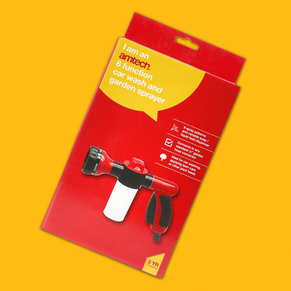8 FUNCTION CAR WASH & GARDEN SPRAYER