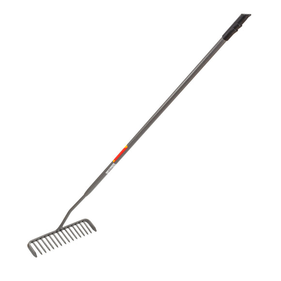 16-TOOTH ALL STEEL ROUND TOOTH TARMAC RAKE