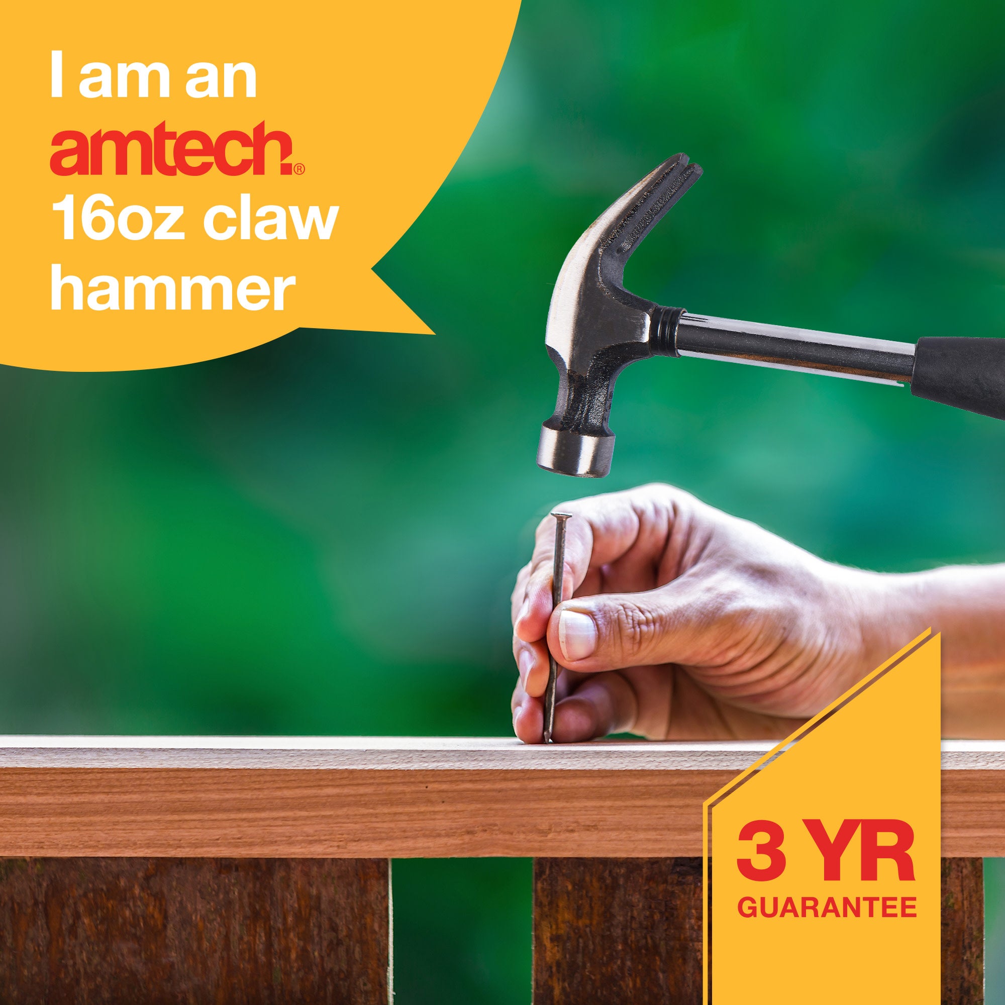 16Oz (450G) Claw Hammer With Steel Shaft - Fallback Image