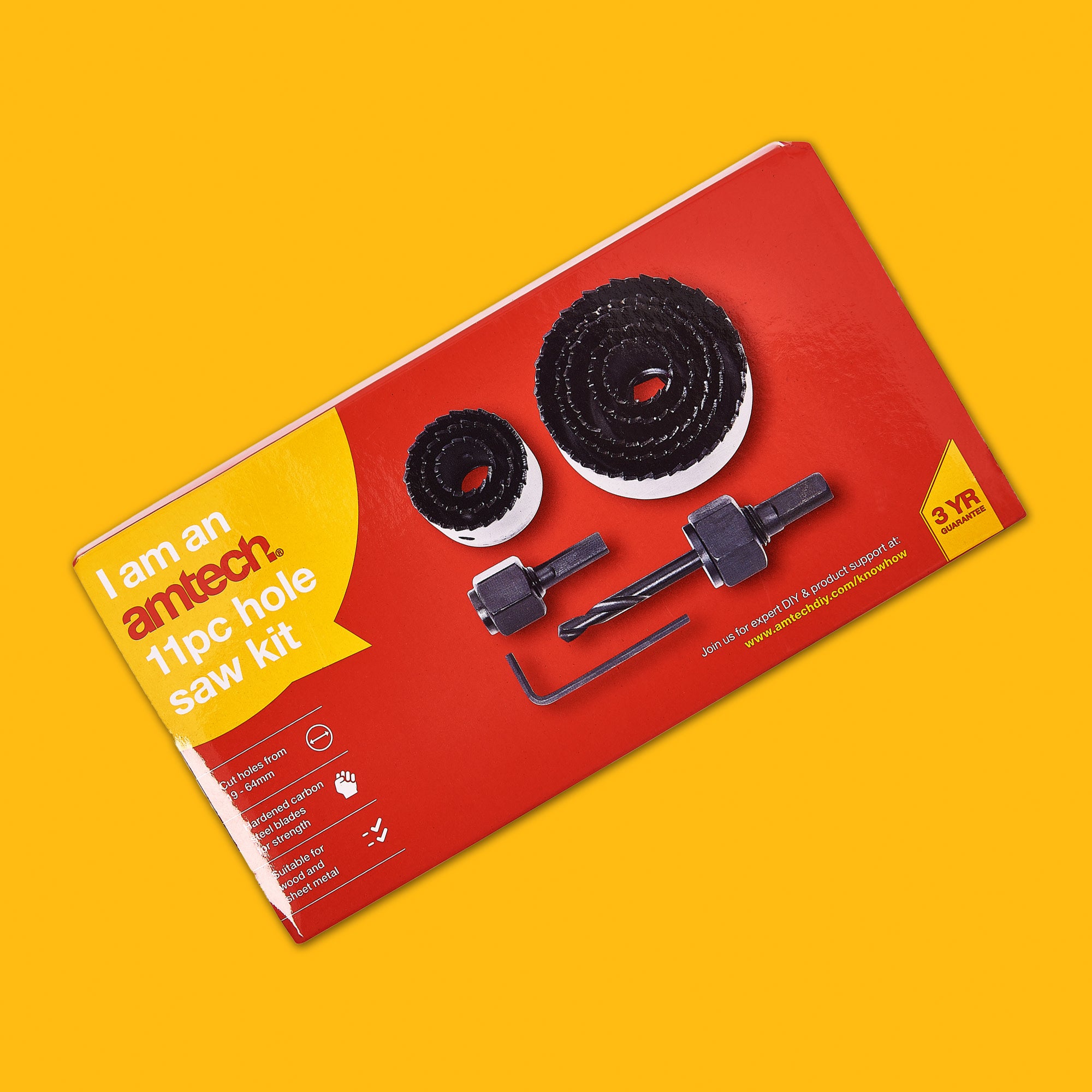 11 Piece Circular Hole Saw Kit - Fallback Image
