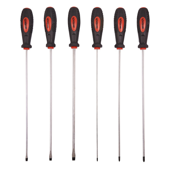 6pc LONG REACH SCREWDRIVER SET