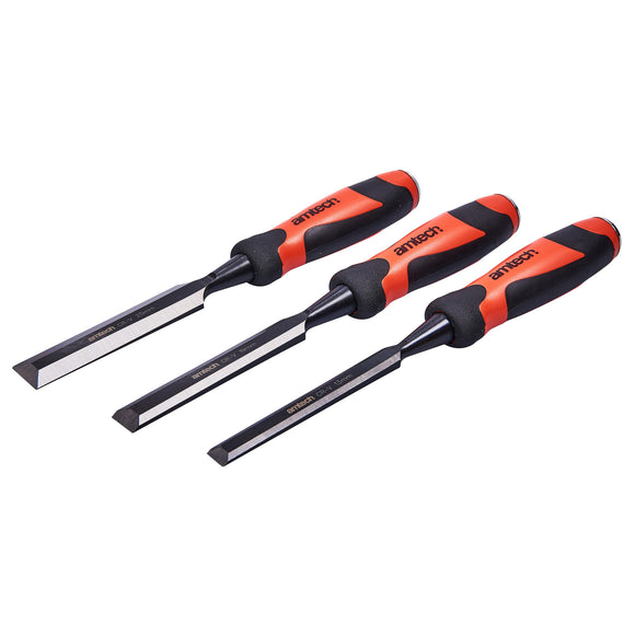 3pc BEVEL EDGE CHISEL SET