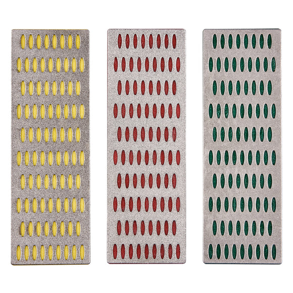 3pc PROFESSIONAL DIAMOND GRIT SHARPENING SET