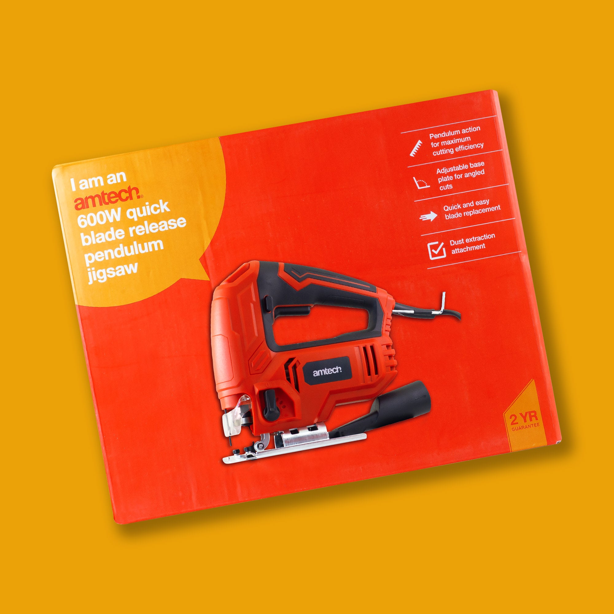 230V 600W Pendulum Jigsaw With Quick Blade Release - Fallback Image