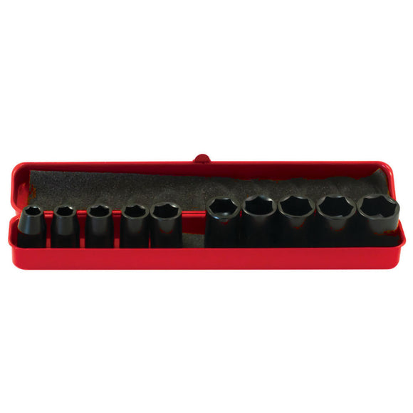 10pc 1/2" IMPACT SOCKET SET