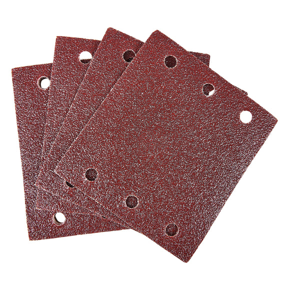 10pc SQUARE SANDING SHEET SET (P60 GRIT ) (110 X 100MM)