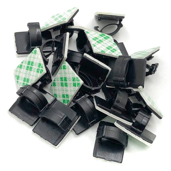 20pcs SELF-ADHESIVE CABLE CLIPS SET