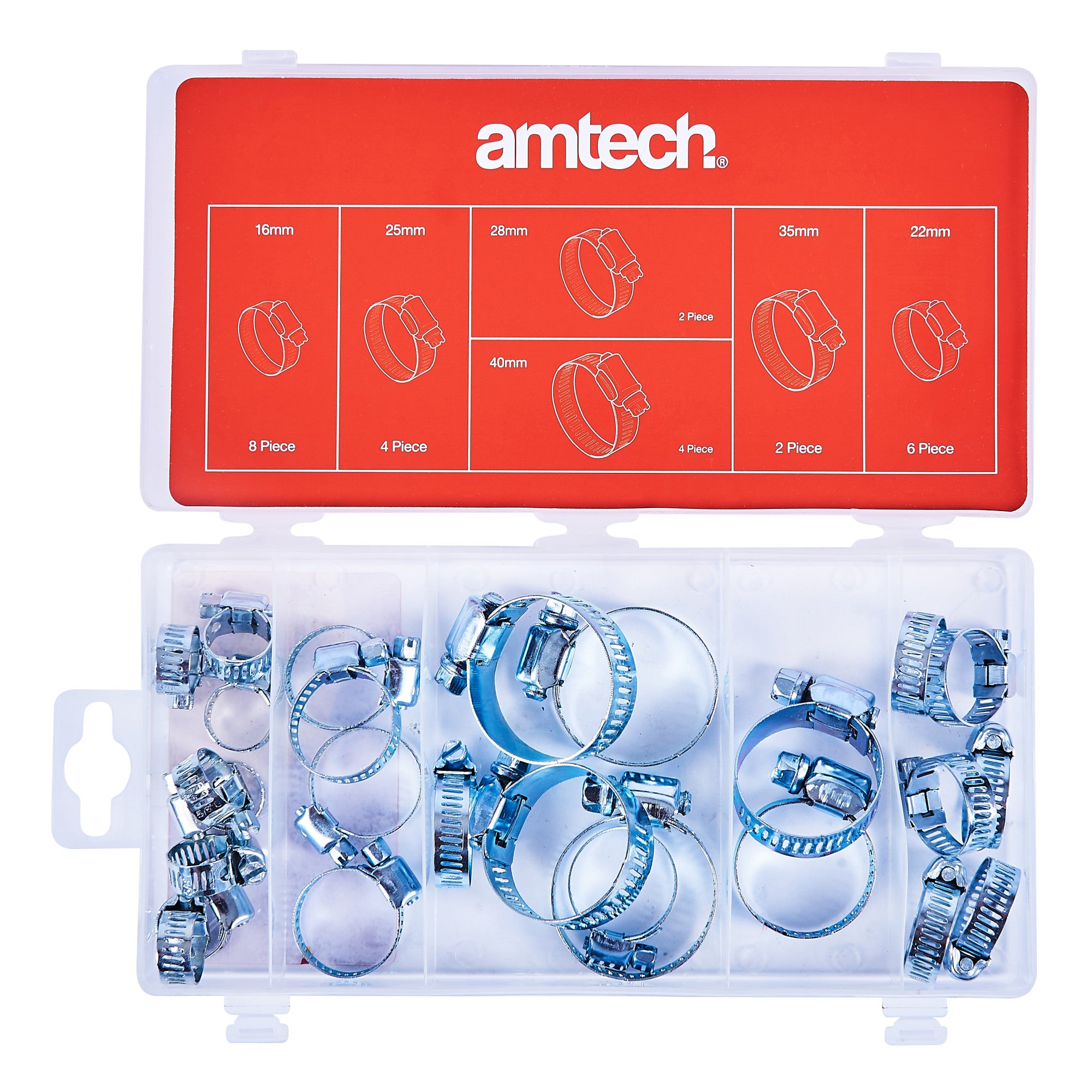 26 Piece Assorted Hose Clamp Set - Fallback Image