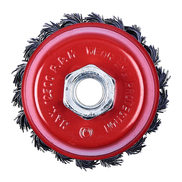 3" (80mm) TWIST KNOT WIRE CUP BRUSH