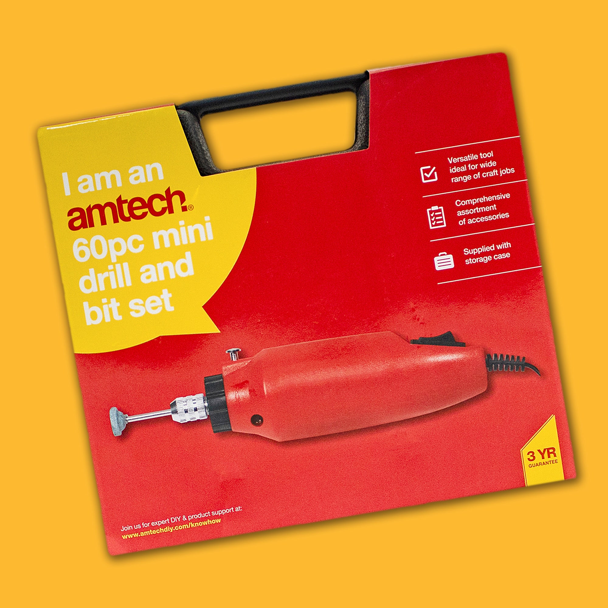 60 Piece Mini Drill And Bit Set - Fallback Image