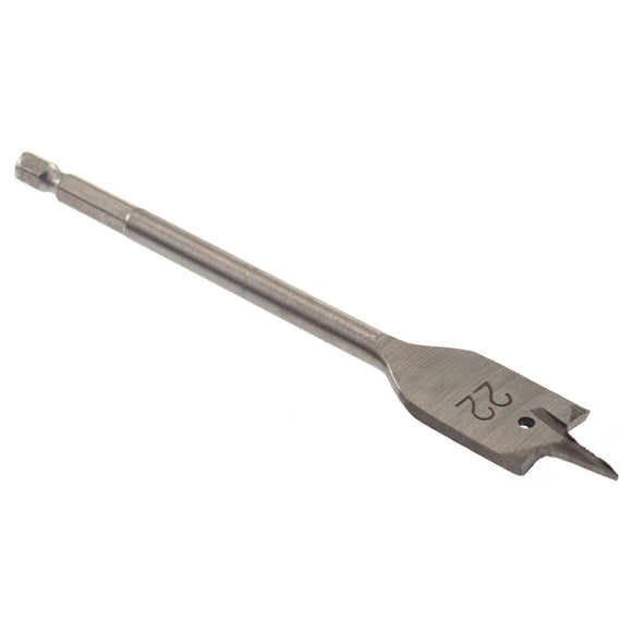 22MM X 152MM  QUICK CHANGE FLAT WOOD BIT