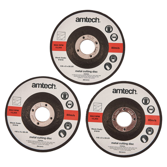 3pc 115mm METAL CUTTING DISC