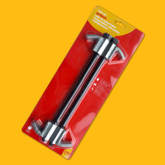 PAIR OF AUTOMOTIVE SUSPENSION COIL SPRING COMPRESSORS